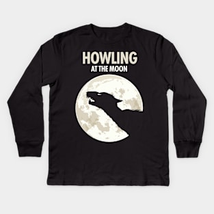 Howling at the Moon Kids Long Sleeve T-Shirt